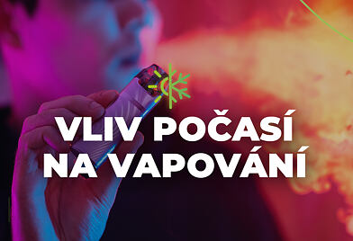 Vliv počasí na vapování: jak teplota mění výkon e-cigarety