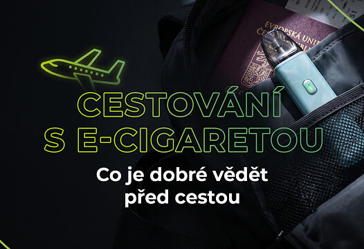 Cestování s e-cigaretou: Co je dobré vědět před cestou