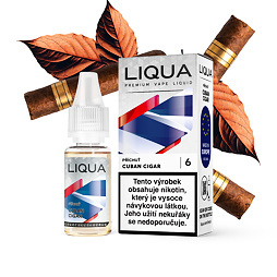 LIQUA Cuban Cigar (Doutníkový tabák) 10ml