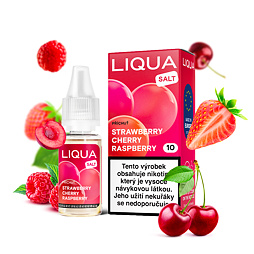 LIQUA Salt Strawberry Cherry Raspberry (Jahoda, třešeň a malina) 10ml