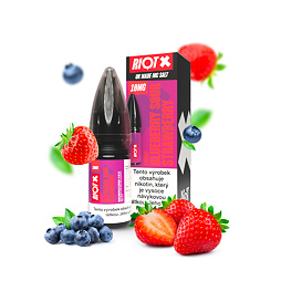 RIOT X Salt Blueberry Sour Strawberry (Kyselá borůvka a jahoda) 10ml