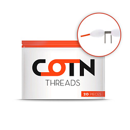 Přírodní vata COTN Threads - chytré proužky (20ks)