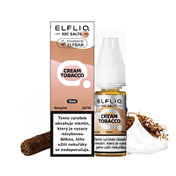 Elfliq Salt Cream Tobacco (Tabák s krémem) 10ml