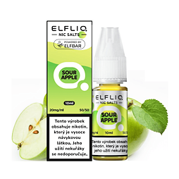 Elfliq Salt Sour Apple (Nakyslé jablko) 10ml