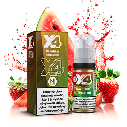 X4 Bar Juice Strawberry Watermelon (Jahoda a vodní meloun) 10ml