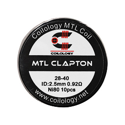 Předmotané spirálky Coilology MTL Series - MTL Clapton Ni80 (0,92ohm) (10ks)