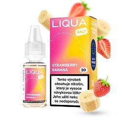 LIQUA Salt Strawberry Banana (Jahoda a banán) 10ml