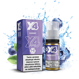 X4 Bar Juice Blueberry (Borůvka) 10ml