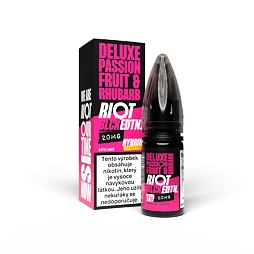 Riot Hybrid Salt Deluxe Passionfruit & Rhubarb (Marakuja s rebarborou) 10ml