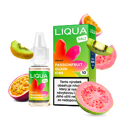 LIQUA Salt Passionfruit Guava Kiwi (Kiwi, marakuja a guava) 10ml