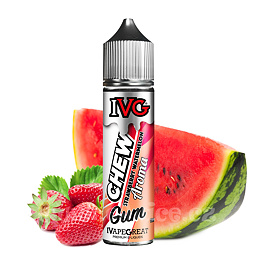 Příchuť IVG S&V: Chew Strawberry Watermelon (Jahodovo-melounová žvýkačka) 18ml