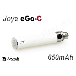 Baterie Joyetech eGo-C - (650mAh) (Bílá)