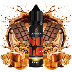 Příchuť Bombo Solo Juice S&V: Caramel Choco Nuts (Čokoláda s karamelem a ořechy)