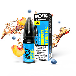 RIOT X Salt Blueberry & Peach Fizz (Borůvka a broskvová limonáda) 10ml