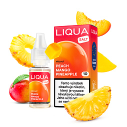 LIQUA Salt Peach Mango Pineapple (Mango, ananas a broskev) 10ml