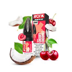 RIOT X Salt Cherry Coconut (Třešeň a kokos) 10ml