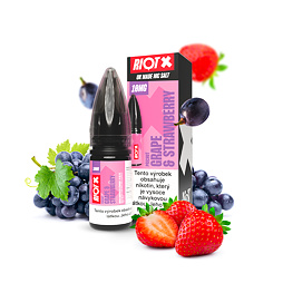 RIOT X Salt Grape & Strawberry (Hroznové víno a jahoda) 10ml