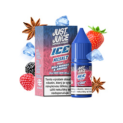 Just Juice Salt ICE Wild Berries & Aniseed (Ledové lesní ovoce s anýzem) 10ml