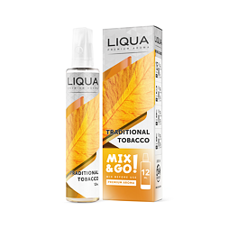 Příchuť LIQUA Mix&Go: Traditional Tobacco (Dřevitý tabák) 12ml