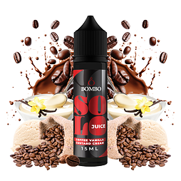 Příchuť Bombo Solo Juice S&V: Coffee Vanilla Custard Cream (Káva s vanilkovým krémem) 15ml