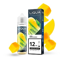 Příchuť LIQUA Mix&Go: Cool Green Mango (Ledové mango)