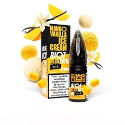 Riot Hybrid Salt Mango Vanilla Ice Cream (Mango s vanilkovou zmrzlinou) 10ml