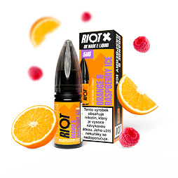 RIOT X Salt Orange & Raspberry Ice (Ledový pomeranč a malina) 10ml