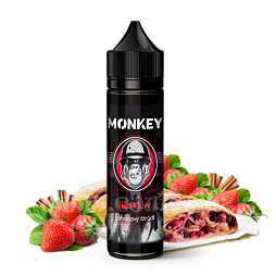 Příchuť Monkey S&V: Red Muff (Jahodový štrůdl) 12ml