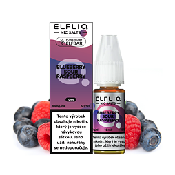 Elfliq Salt Blueberry Sour Raspberry (Borůvka a malina) 10ml