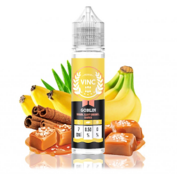 Příchuť VINC S&V: Goblin (Banán se slaným karamelem a skořicí) 12ml
