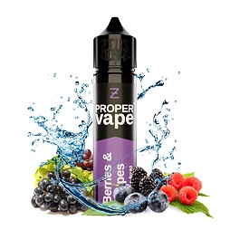 Příchuť Proper Vape by Zeus Juice S&V: Berries & Grapes (Lesní plody a hroznové víno) 20ml