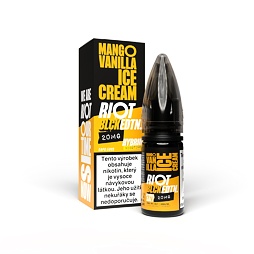 Riot Hybrid Salt Mango Vanilla Ice Cream (Mango s vanilkovou zmrzlinou) 10ml