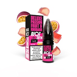 Riot Hybrid Salt Deluxe Passionfruit & Rhubarb (Marakuja s rebarborou) 10ml