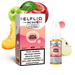Elfliq Salt Apple Peach (Jablko s broskví) 10ml