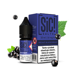 SIC! Salts Blackcurrant (Černý rybíz) 10ml