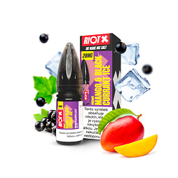 RIOT X Salt Mango & Blackcurrant Ice (Ledové mango a černý rybíz) 10ml