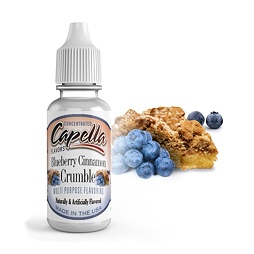 Příchuť Capella: Borůvkový koláč (Blueberry Cinnamon Crumble) 13ml