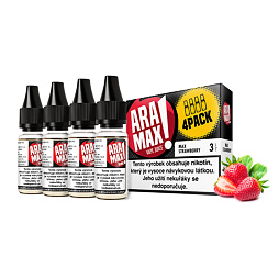 Aramax Max Strawberry (Jahoda) 4x10ml