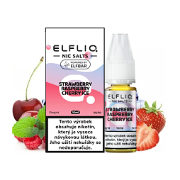 Elfliq Salt Strawberry Raspberry Cherry Ice (Chladivá jahoda s malinou a třešní) 10ml