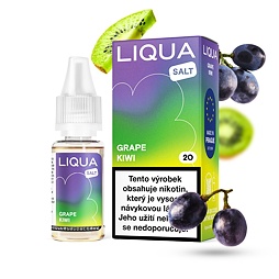 LIQUA Salt Grape Kiwi (Hroznové víno a kiwi) 10ml