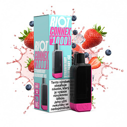 RIOT Connex 1000 předplněná kapsle (Strawberry Blueberry Ice) 1ks