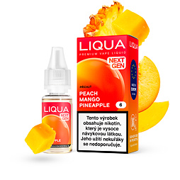 LIQUA Peach Mango Pineapple (Mango, ananas a broskev) 10ml