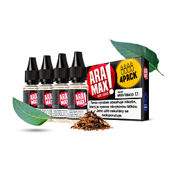 Aramax Green Tobacco (Kořeněný tabák) 4x10ml