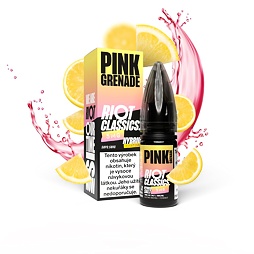 Riot Hybrid Salt Pink Grenade (Citronovo-jahodová limonáda) 10ml