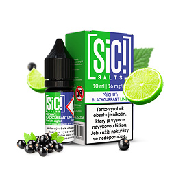 SIC! Salts Blackcurrant Lime (Černý rybíz a limetka) 10ml