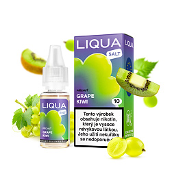LIQUA Salt Grape Kiwi (Hroznové víno a kiwi) 10ml