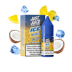Just Juice Salt ICE Citron & Coconut (Ledový citron & kokos) 10ml