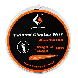 Twisted Clapton Kanthal A1 - odporový drát 2x 26GA + 32GA (3m) - GeekVape