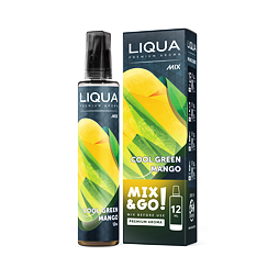 Příchuť LIQUA Mix&Go: Cool Green Mango (Ledové mango) 12ml
