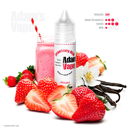 Příchuť Adams vape S&V: Strawberry Milk (Vanilkovo-jahodové mléko) 12ml